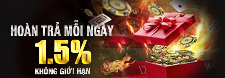 KHUYẾN MÃI HOÀN TRẢ 1,5%